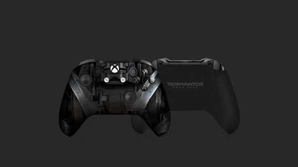 Microsoft представила консоль Xbox One X с расплавленным черепом терминатора