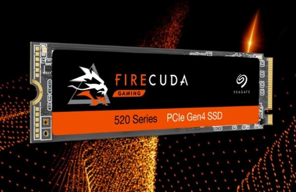 Накопители Seagate FireCuda 520 для игровых ПК используют интерфейс PCIe 4.0 x4