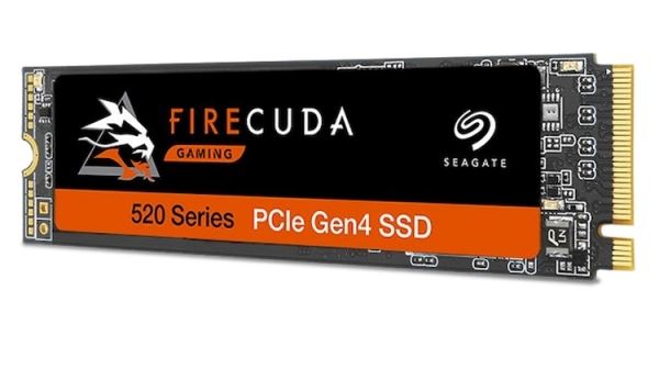 Накопители Seagate FireCuda 520 для игровых ПК используют интерфейс PCIe 4.0 x4